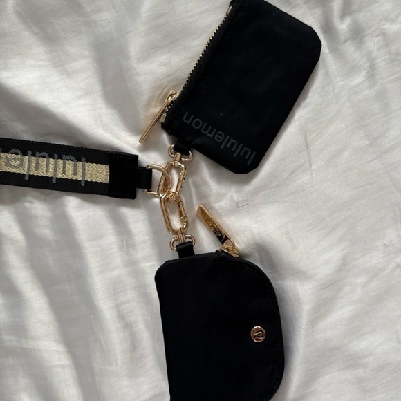 lululemon athletica Black and Gold Keychain Pouch Duo - Picture 3 of 3